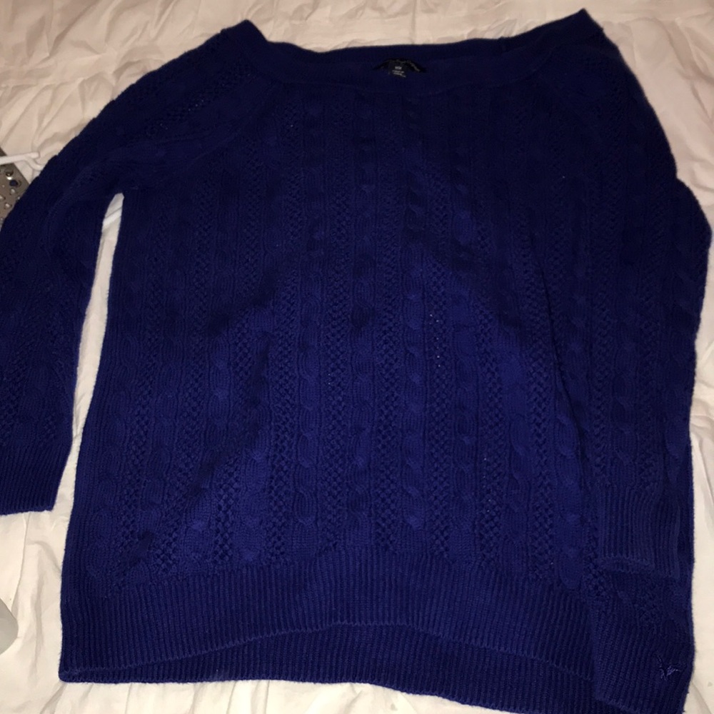Dark blue sweater